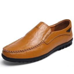 Leather's pedaling British style bean bean shoes male shoyes big size men's kicking British men's shoes mens