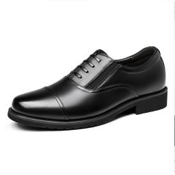 Military official three joint leather shoes men's business casual low shoes British Korean version of the trend round head dress Derby shoes
