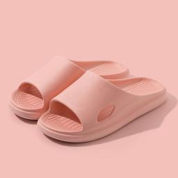 Stepping On Shit Slippers Female Summer Home Bathroom Bathroom Bathing Simple Sandals Shoes Couple Lightweight Home Slippers