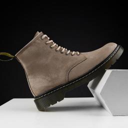 The New Winter High -top Martin Boots Men's 36 Yards Low -top Boot Boot Men's Middle Helpers Dressing Leather Boots