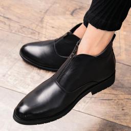 2022 Autumn men's shoes soft pneels, men's boots Martin boots high -top leather shoes casual shoes, short boots, tidal shoes