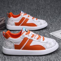 2022 Frequent Color Matching Low -top Shoes Trend New Students Sports Casual White Shoes Men's Shoes