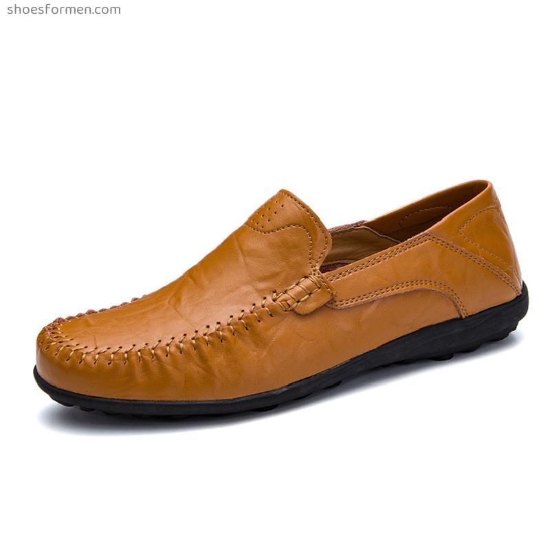 2022 Lefu Shoes British Men's Foot British Retro Shoes Men's Leisure Large Doudou Shoes Men