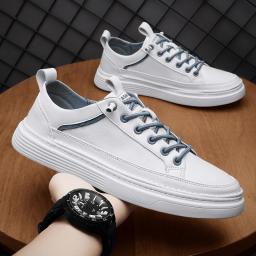 2022 Simple and fashionable pure color white shoes spring and summer new one -footed lazy shoes trend men's shoes men's shoes
