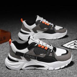 2022 Spring Flying Weaving Men's Shoes Cross -border Men's shoes thick bottom casual shoes fashion men's sports shoes