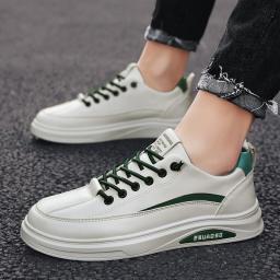 2022 Spring Men's Sneakers Low Skin -Noodles Student Street Sports Tide Shoes Woman Belly White Men's Shoes