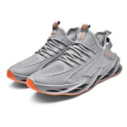 2022 Summer men's shoes new fashion mesh flying shoes breathable tide shoe blade, men's casual sports shoes