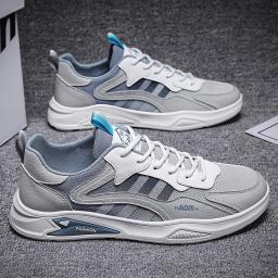 2022 Summer new color matching shoe low -top Korean casual street sports shoes fashionable and simple men's shoes