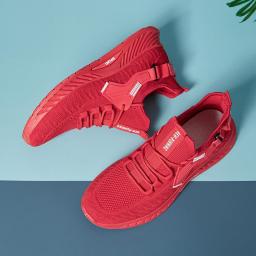 2022 Summer new fashion trend men's shoes Flying weaving mesh comfortable, breathable lightweight casual shoes sports shoes