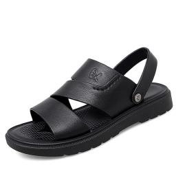 2022 Xia Xia's new lightweight breathable men's leather sandals trend leisure outdoor dual -use beach shoes cold drag
