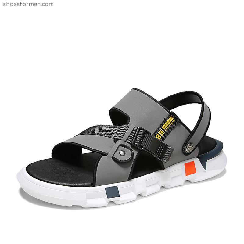 2022 Xia Xia's new trendy fashion men's sandals lightweight and breathable beach shoes men's outdoor two cold drag men