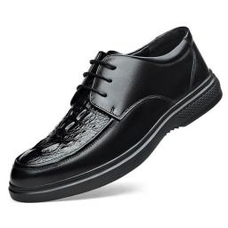 2022 new crocodile leisure men's shoes landscapberry a pedal set foot lazy music football shoes business peas shoes
