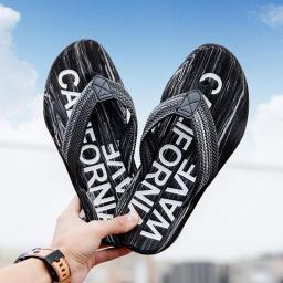 2022 New Cross-border Human Flippers Men's Summer Men's Outdoor Sandals And Slippers Beach Trend Shoes