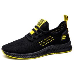 2022 new men's shoes summer Korean version of men's casual shoes flying weave breathable sports shoes tide