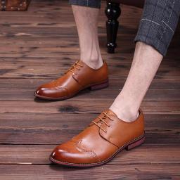 2022 New Men's Shoes Tide Laid Shoes Hair Division Fashion Speed Sales Breathable British Shoes