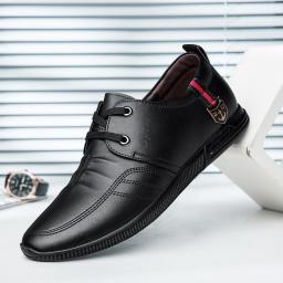 2022 new spring and summer casual youth men's shoes British men laces breathable shoes Korean version of the casual shoes