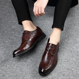 2022 Spring Men's Shoes Skin Shoes Large Size Men's Business Shoes