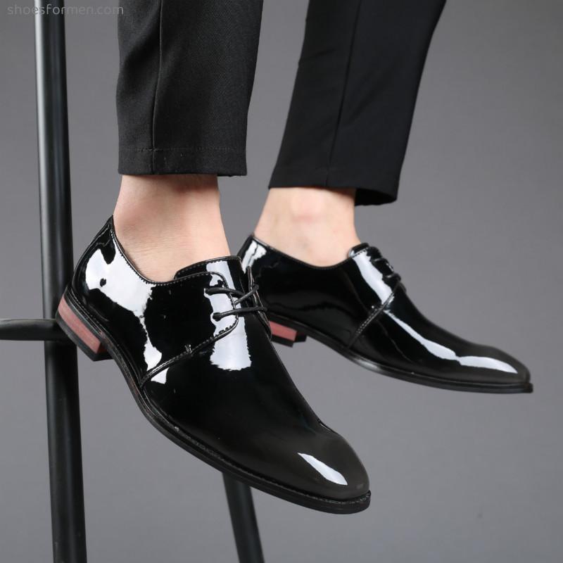 2022 spring new large size Korean version of the British wind shoes business dress casual men's shoes