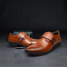 2022 spring new men's dress business shoes male British fashion Korean version of the British casual trend men's shoes