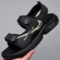 Air cushion sandals men's summer wear 2022 new tide men's sports beach shoes non-slip summer sand slippers explosions