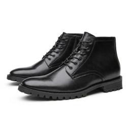 Autumn And Winter 2022 New Martin Boots Men's Boots High To Help Roman Boots Leather British Wind Retro Equipment Boots Shoes