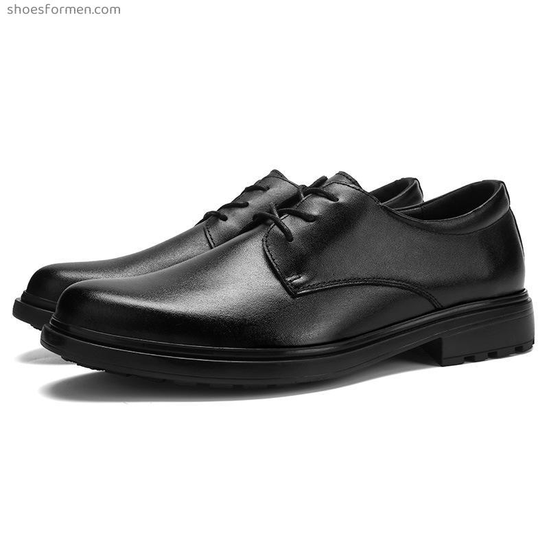 Autumn new business leather shoes men's large -size retro format casual shoes are cowhide men's shoes