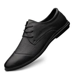 Autumn new men's business casual leather shoes Men's bands of soft bottom daily trend men's shoes breathable casual shoes