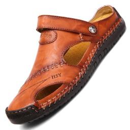 Baotou sandals 2021 Explosion summer men's sandal double -use comfort sandals outdoor leisure beach shoes