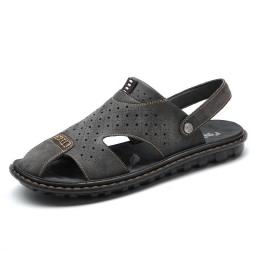 Baotou sandals men's sandals outdoor casual shoes soft sandals anti-collision trend men's shoes