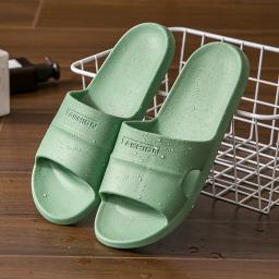 Bath slippers home summer bathroom ladies indoor couple home a pair of non -slip soft bottom slippers men's summer