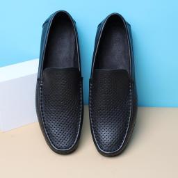 Bean shoes men's leather soft bottom men's shoes men's leather men's shoes new business casual shoes driving shoes