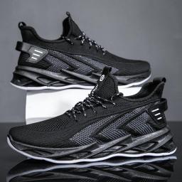 Blade men's shoes 2021 new men's net shoes youth sports casual shoes flying weave breathable running shoes wholesale