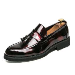 British Liusu men's shoes, Leather Fashion Laifu Shoes Men's Shoes Flat Su Shi SHOES casual