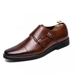 British Wild Shoes DRESS Men's Monk Monk Shoes SHOES Business Dress Young Big Size Men's Shoes