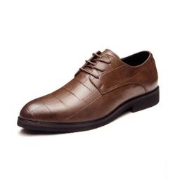 Business Leather Shoes 2022 Spring New Men's Dress Office Casual Shoes Korean Version Of The British Bite Black Shoes