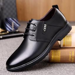 Business leather shoes spring new Korean version of the British wild fashion casual shoes trend soft bottom men's shoes to work shoes