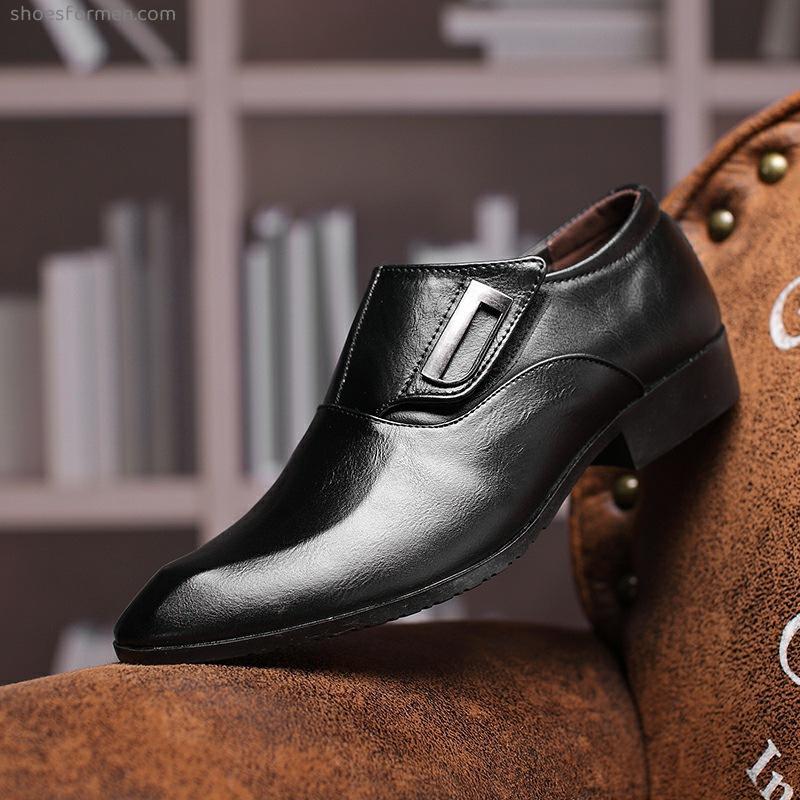 Cross-border new 2022 spring and autumn new men's shoes magic post Korean version of the trend business is equipped with men's shoes