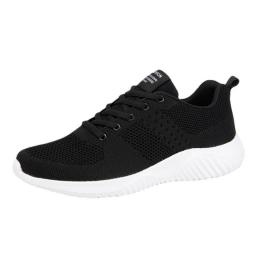 Cross-border Spring Men's Shoes Breathable Lightweight Flying Fabrics Men's Sports Casual Shoes Mesh Net Shoes Men's 48 Large Size Shoes