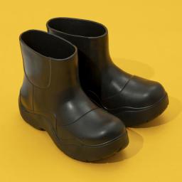 Dear rain boots Japanese new ladies middle tube waterproof EVA light adhesive shoes anti-slip rain shoes boots