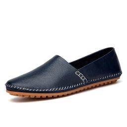 Doudou shoes cowhide men's casual lazy summer men's boat shoes leather leather shoes men