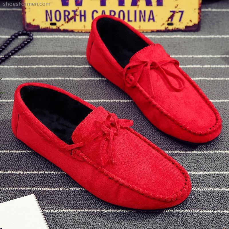 Doudou shoes men's spring and summer new breathable soft bottom driving casual driving men's shoes Lefu shoes British