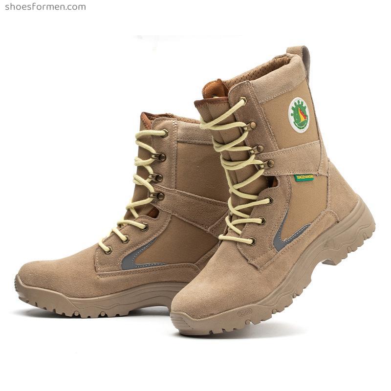 Fire shoes spring seasons fire forest fire emergency rescue boots flame retardant anti-wear puncture outdoor training combat boots