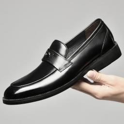 First layer leather case foot business is fitted with men's men's British fashion plants to work professional shoes gentlemen shoes