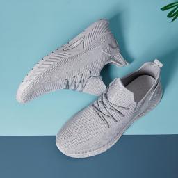Flying weaving mesh air -breathable men's shoes casual shoes fashion trend sports shoes men