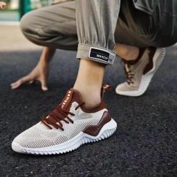 Foreign Trade Wholesale Male Tide Shoes 2022 New Men's Sports Shoes Students Laid-length Shoes Men's Shoes Spring