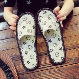 Household indoor home skin slippers men and women summer new wearing thick bottom skin sad couple beauty salon sand slippers