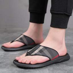 Human Characters Drag Men's Summer New Slippers Outside Outdoors Wearing Trend Anti -sliding Sandals, Personality Sandals