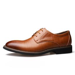 Junst Classic British Shoes Dress Business Men's Shoes Men's Leather Shoes Wedding Shoes Factory Generation