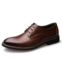 Junst Classic British Shoes Dress Business Men's Shoes Men's Leather Shoes Wedding Shoes Factory Generation