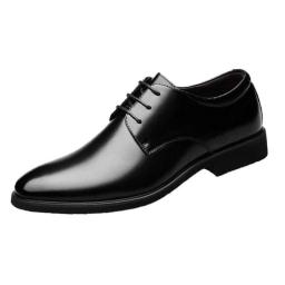 Large -size business leather shoes men's formal dress youth casual Korean version of British men's shoes